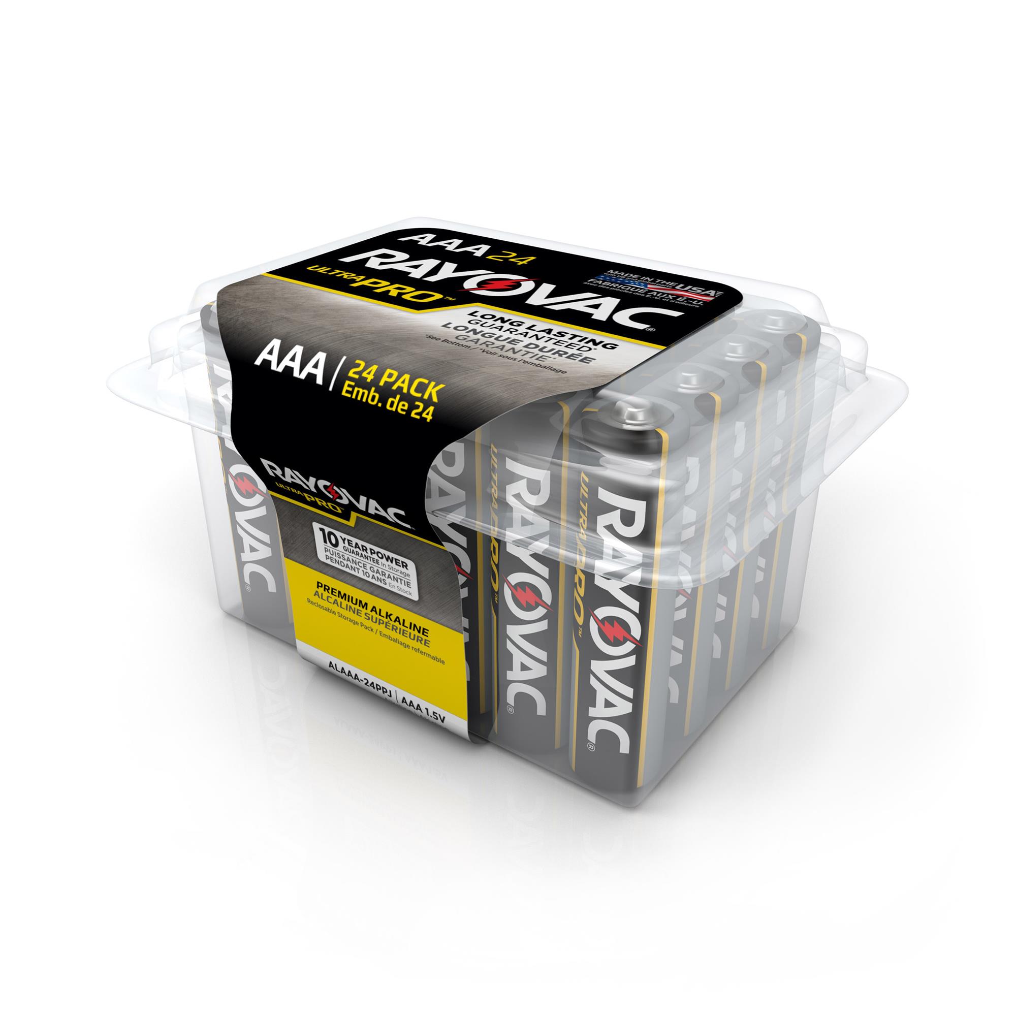 RAYOVAC ULTRAPRO AAA BATTERIES (24/PACK) - Rayovac Ultra Pro Batteries